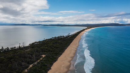 view of the sea from the air