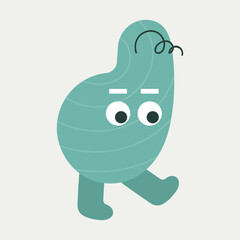 Cartoon character, abstract personage, mascot design, funny avatar, cute icon