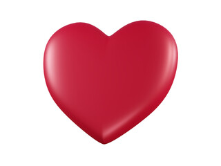 Heart love icon concept from 3D render design by shape heart emotion romantic heart icon wedding gift.