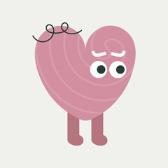 Cartoon character, abstract personage, mascot design, funny avatar, cute icon