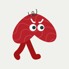 Cartoon character, abstract personage, mascot design, funny avatar, cute icon