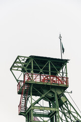 The "Maciej" shaft of the hard coal mine in Zabrze. The former mine infrastructure after renovation