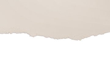 Ripped beige paper. Nude. Contrast. isolated.