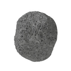 Asteroid Isolated transparent background 3D render

