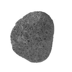 Asteroid Isolated transparent background 3D render

