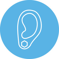 Ear Vector Icon
