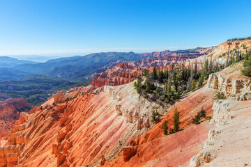 Scenic view of Cedar Breaks National Monument.
