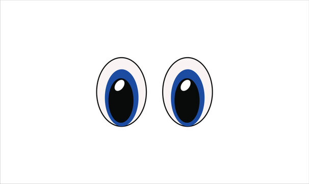 Eye Animation , Blue Eyes Vector