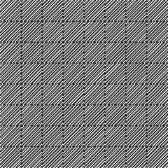 Monochrome ornamental texture with smooth linear shapes, zigzag lines, lace pattern.Abstract geometric black and white pattern for web page, textures, card, poster, fabric, textile.