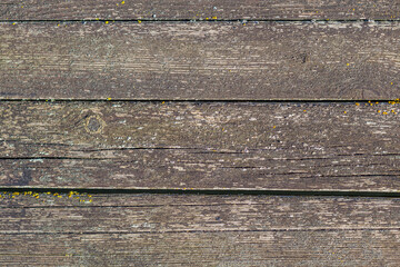 Dark old wooden table texture background top view