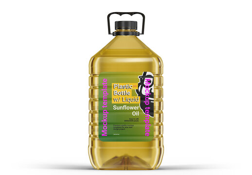 Big 5L Bottle Mockup Template