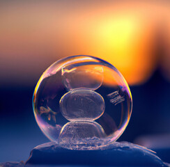 glass sphere of the sky