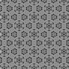 beautiful white flower on gray bakcground, illustration art graphhic fashion fabric and ethnic