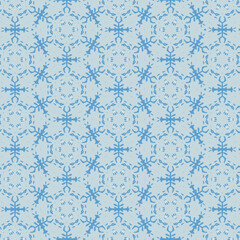 Blue ice abstract pattern background, beautiful element fabric and ethnic wallpaper creative decoration.