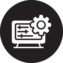 control panel glyph icon