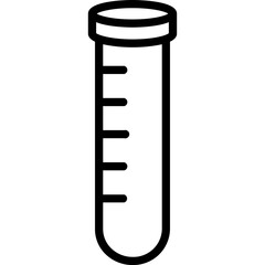 Culture tube Vector Icon which can easily modify or edit

