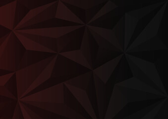 abstract low poly dark background with triangle shapes