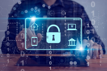 Cybersecurity Privacy Data Protection Antivirus Internet Technology Concept