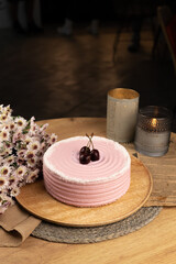 cake with cherry