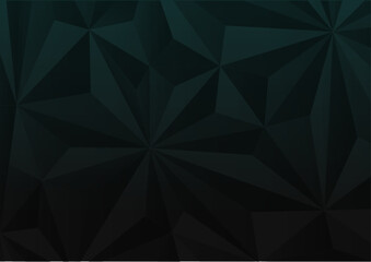 abstract low poly dark background with triangle shapes