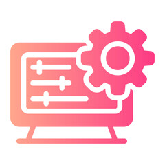 control panel gradient icon