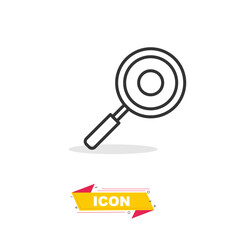 Search icon in black colour