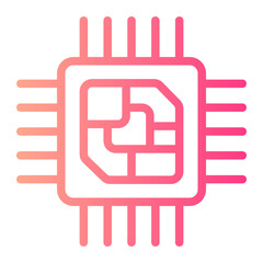 cpu gradient icon