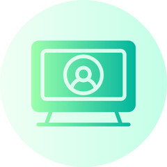 login gradient icon