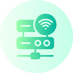 online server gradient icon