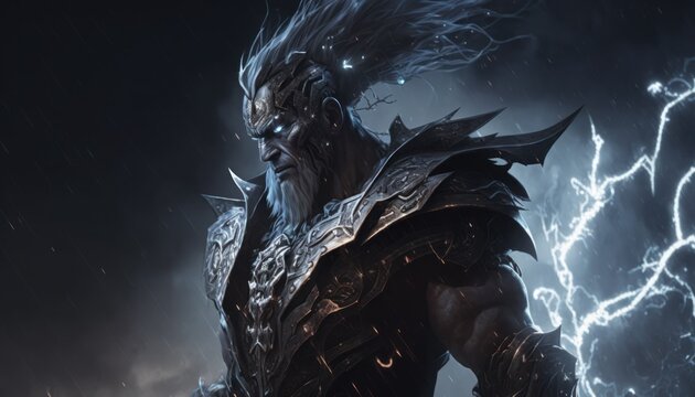 Sango, the god of thunder, was celebrated for his role in bringing light, energy, and life to the world, and was revered for his powerful lightning AI generation.