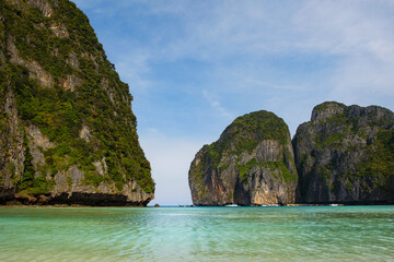 Maya bay in Phi Phi island, Thailand