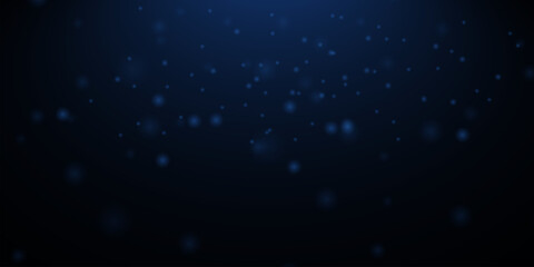 Vector illustration beautiful blue light in the dark space background