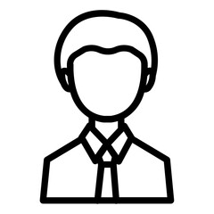Lawyer outline icon