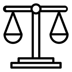 Law outline icon