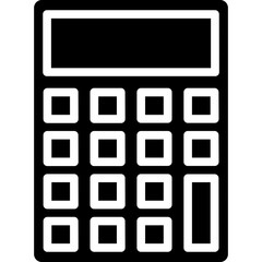 Adding machine Vector Icon which can easily modify or edit

