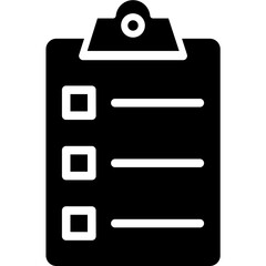 Clipboard Vector Icon which can easily modify or edit


