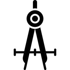 Compass Vector Icon which can easily modify or edit

