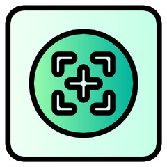 Fototapeta premium borders gradient icon