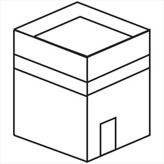 Vector, Image of kaaba