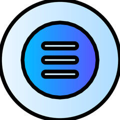 justify gradient icon