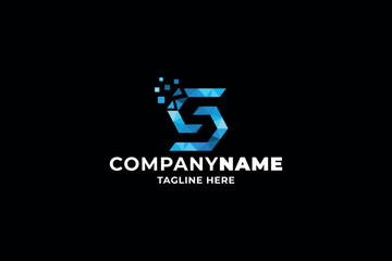 Supremall Letter S Pro Logo Template
