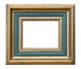gold color picture frame