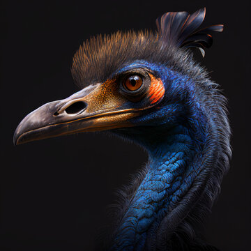 cassowary created witch Generative AI technology