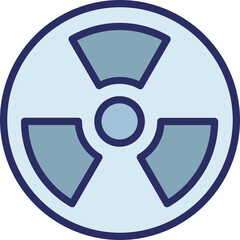 Biohazard Vector Icon which can easily modify or edit

