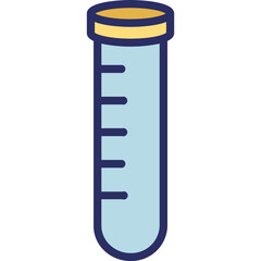 Culture tube Vector Icon which can easily modify or edit

