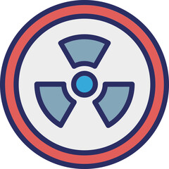 Biohazard Vector Icon which can easily modify or edit

