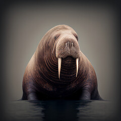 pacific walrus created witch Generative AI technology