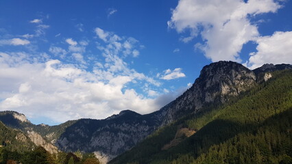 panorama of the mountains