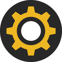 Cogwheel Vector Icon which can easily modify or edit

