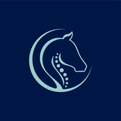 horse logo for medical company